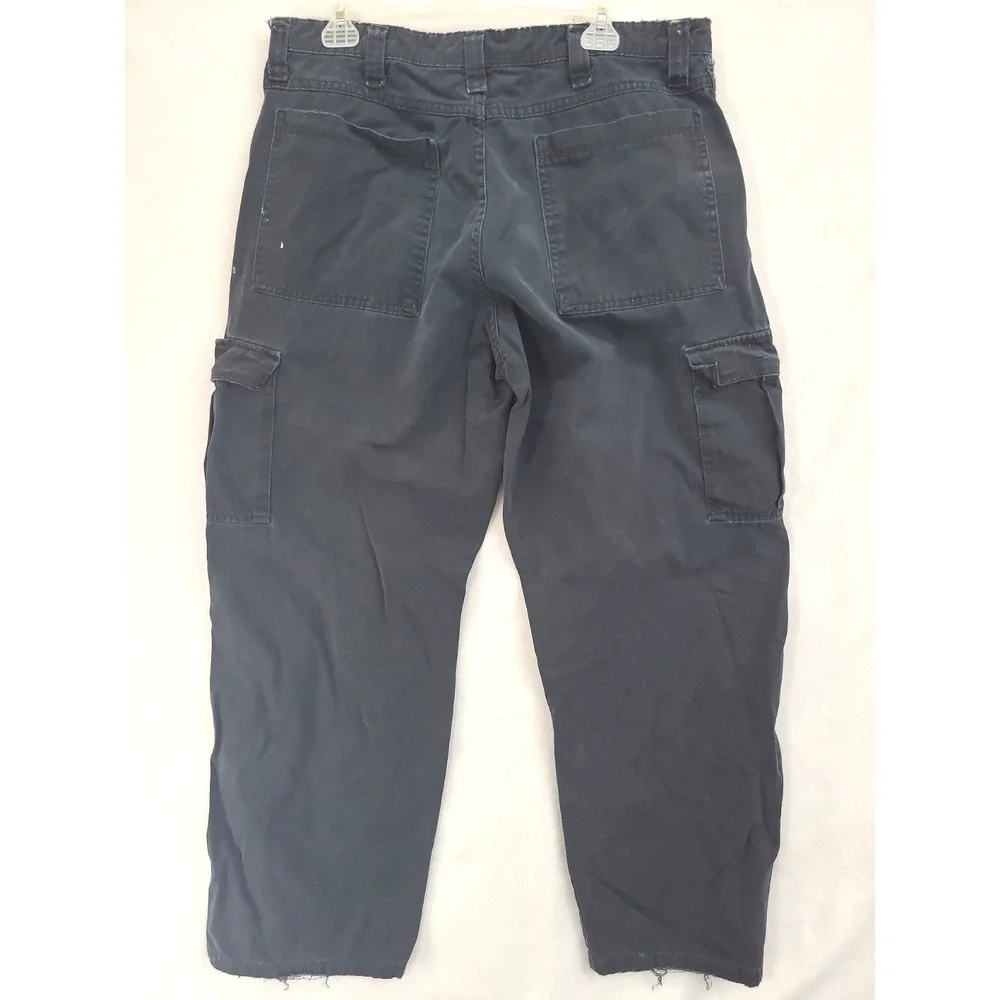Mens Vintage Cargo‎ Pants Wide Leg Wrangler Relaxed Fit 36x32